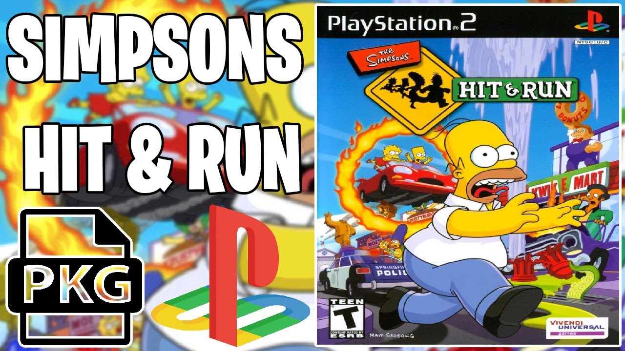SIMPSONS HIT RUN PS2 PS3 PKG GAMEPLAY YouTube Simpsons hit run ps2 ps3 pkg gameplay youtube