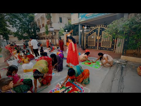 Sankranti Celebration 2023 | Happy Days School | Mangapuram, Moula-ali, Hyderabad