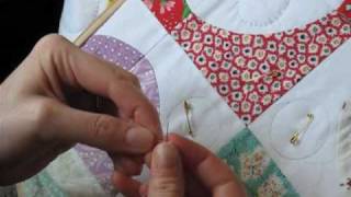 Hand Quilting 2 -- Threading and Making the Knot