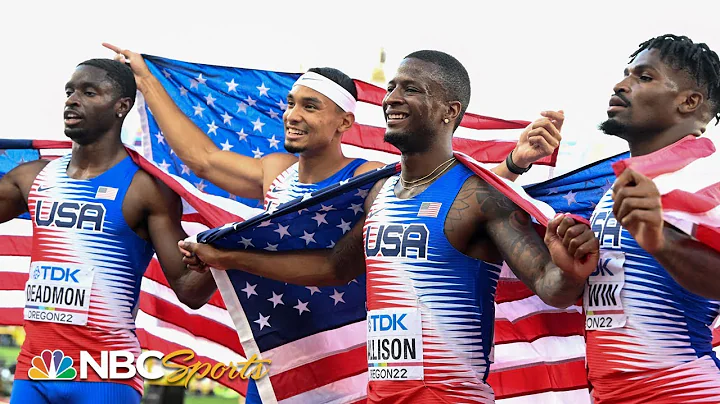 U.S. men crush 4x400m relay, breaking all-time wor...