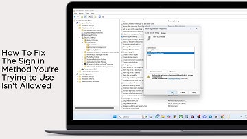 How To Fix The Sign in Method You