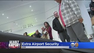 LAX Faced With Challenge Of Keeping Passengers Safe In Wake On Lone Wolf Attacks
