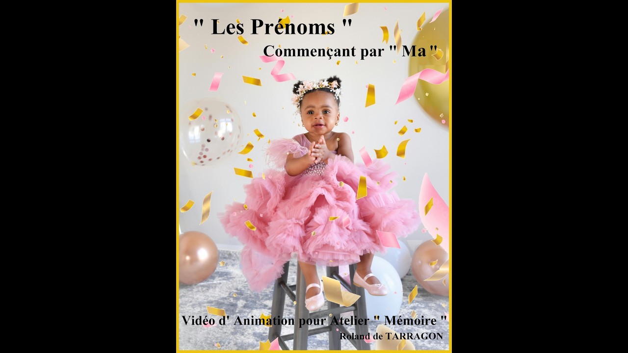 animation EHPAD vidéo prénoms M