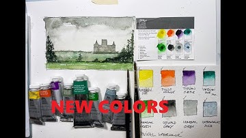 8 New Winsor & Newton Revival Tube Colors Reviewed with a Simple Painting Too!  by Chris Petri