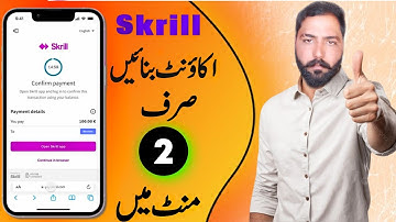 how to create skrill account in pakistan | skrill account verification