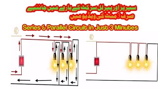 Series & Parallel Circuit in Just 3 minutes By Kaptaan Khan Technolgies