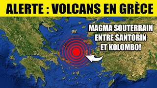 SANTORIN et KOLOUMBO unis par un magma souterrain : alerte en GRÈCE