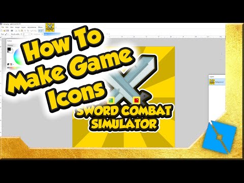 How To Make Icons For Roblox Games Youtube - sword fight roblox icon