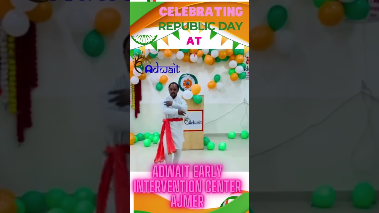 Celebrated 75th Republic Day with Hope and Inclusivity at Adwait Early Intervention Center, Ajmer!