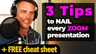 3 Tips to NAIL Your Zoom Presentations (+ Cheat Sheet)