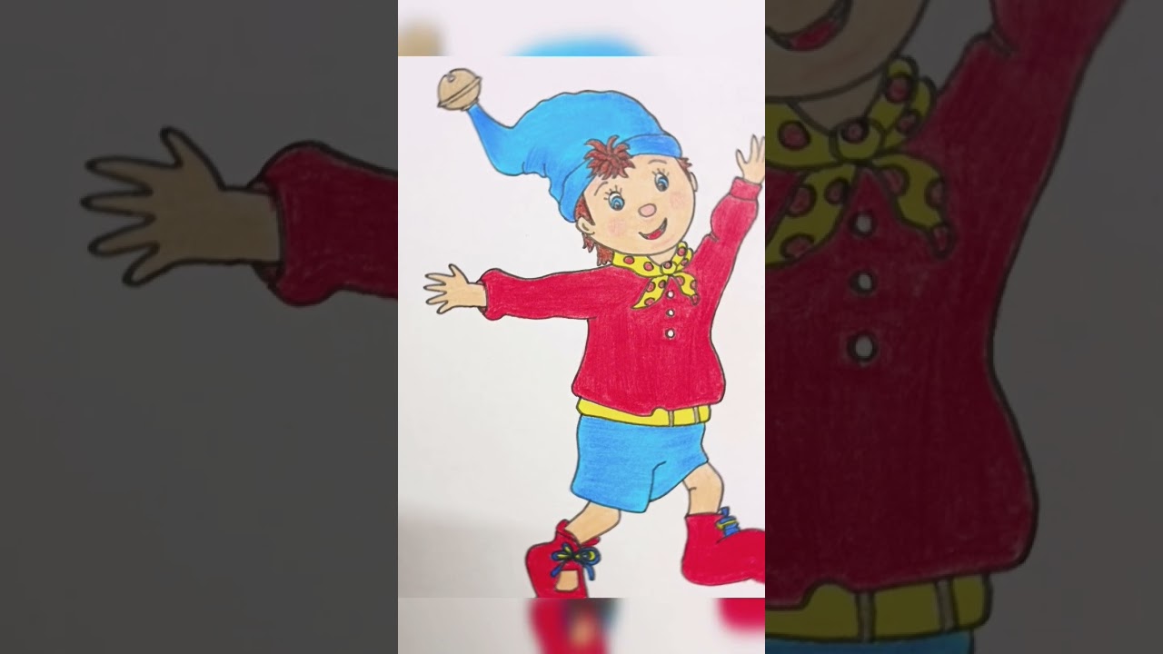 Noddy fell down and changed to Pinocchio 🤣🤣