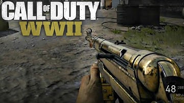 GOLD CAMO MP40 GAMEPLAY! (Call of Duty WW2)