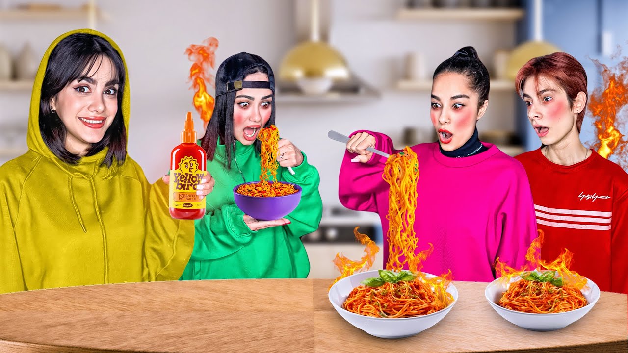 برای دوستام تندترین غذا رو پختم 🥵🔥 (PRANK)