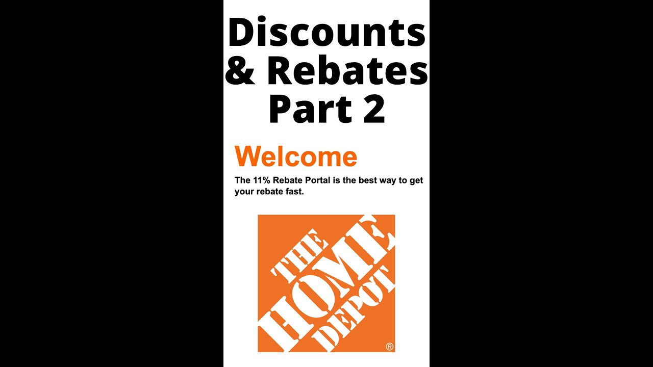 Home Depot Discounts And Rebates homedepot shorts homedepotrebate 