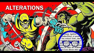 Silver-Age Alterations. Changing the cover art of Hulk 181, X-Men 1, and Journey into Mystery comics