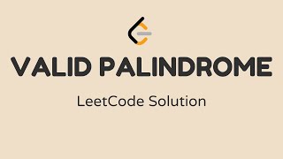 Details DSA Strings | Valid Palindrome Problem | Leetcode problm number 125 with Python RegEx(re) #leetcode Guide