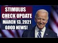 $1400 THIRD STIMULUS CHECK UPDATE | MARCH 13 UPDATE FOR 3RD STIMULUS CHECK (STIMULUS PACKAGE)