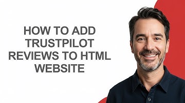 How to Add Trustpilot Reviews to Html Website - KevinHowTo