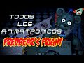 Todos Los Animatronicos de FredBear's Fright.