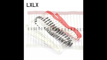 100pcs 1N4001 1N4004 1N4007 1N4148 In-line Switch Rectifier Diod