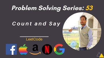 Count and Say | Strings | Hindi | LeetCode | Problem Solving | FAANG | Shashwat
