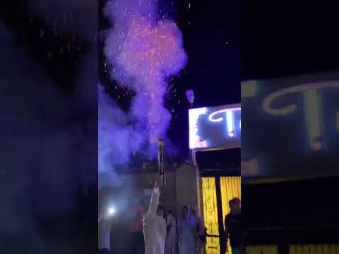 العاب ناريه في فرح احمد شاور