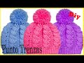 🌈Gorro a Crochet o Ganchillo (PUNTO TRENZA) TODAS LAS TALLAS. crochet hats | Beanie Tutorial