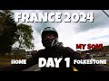 France 2024 with my son | Day 1 | Home to Folkestone | #cb500x #ktm1290superadventure