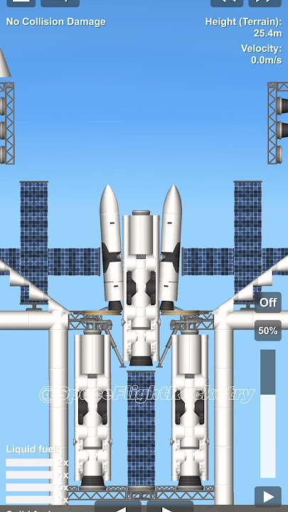 SFS Rocket Factory #spaceflightsimulator #sfs #shorts