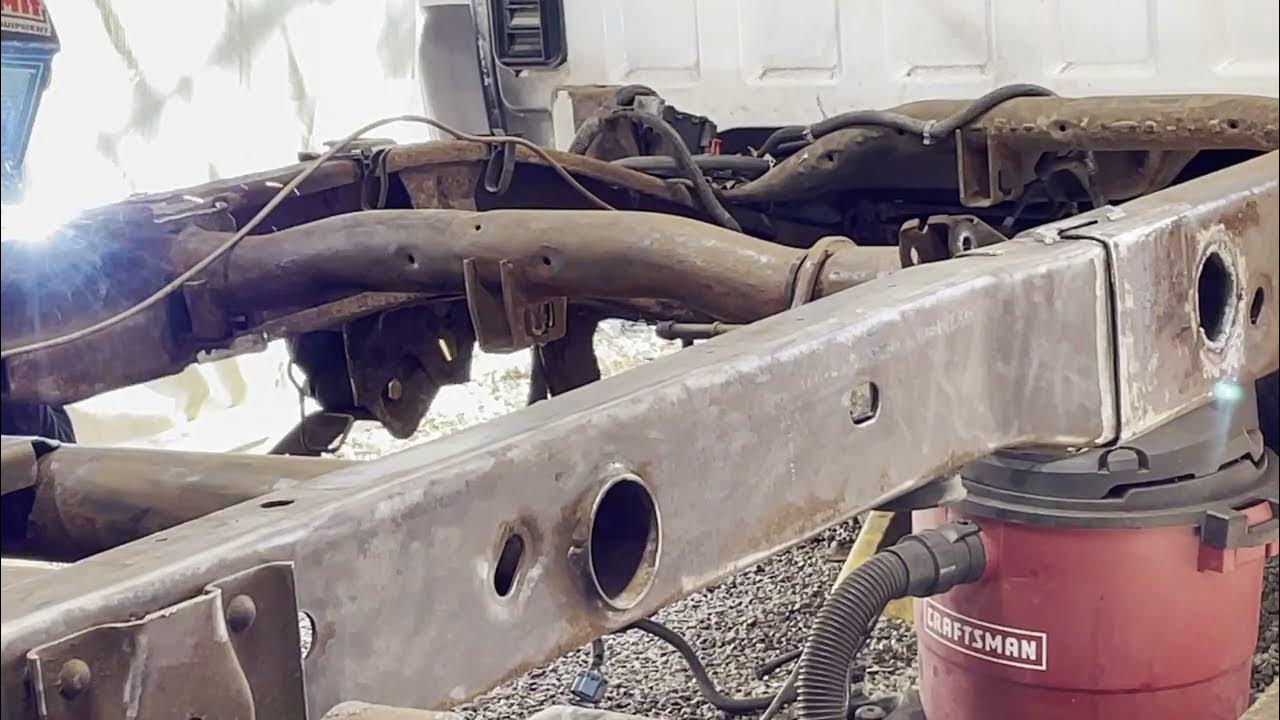 Rusty Truck Frame Repair. 99-06 Silverado, Part 4, Fitment, welding