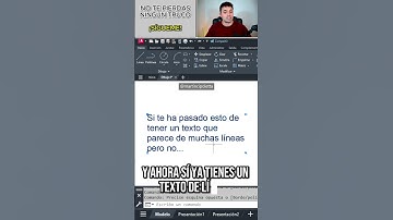 🔴 Convertir Texto de 1 Línea a Texto de Líneas Múltiples en AutoCAD [Y Viceversa]