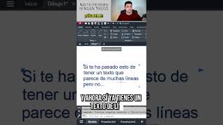 🔴 Convertir Texto de 1 Línea a Texto de Líneas Múltiples en AutoCAD [Y Viceversa]