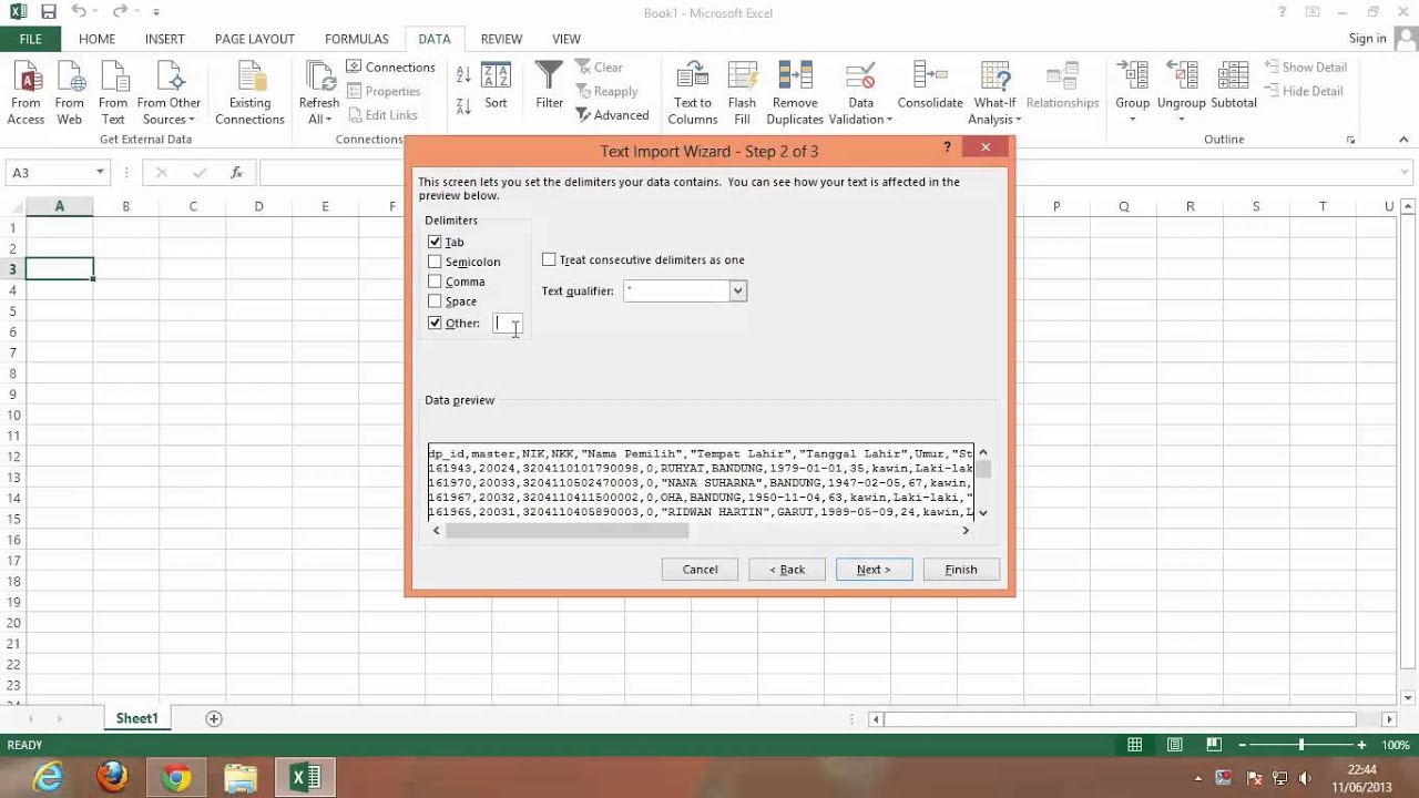 Cara Convert File Csv Ke Excel 2007 2010 2013 Youtube