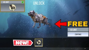 How to Get FREE K9 UNIT Operator Skill in COD Mobile | Unlock K9 UNIT | Wisdom Frost