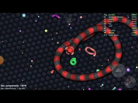 Slither.io - Minhoca Imortal - Vídeo épico TOP 1 