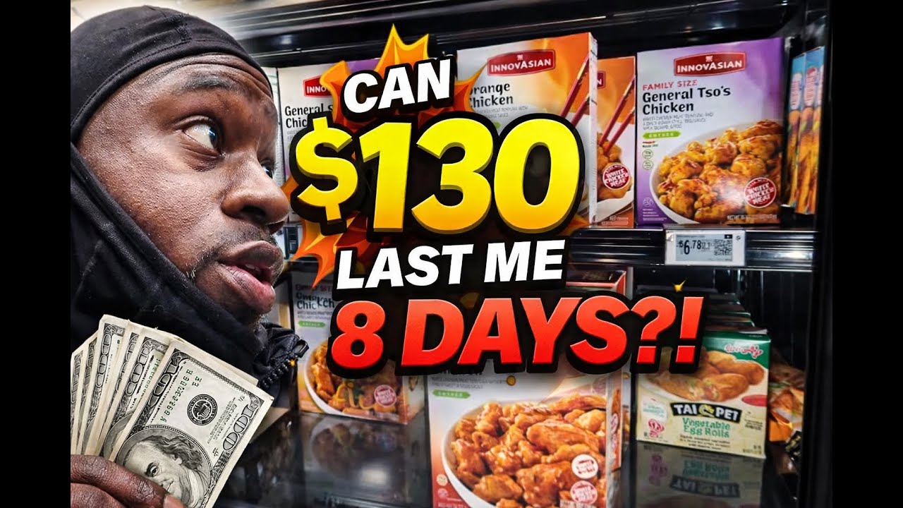 Trying To Make $130 Last Me 8 Days (Real Grocery Test)