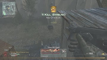 MW2 Underpass Nuke - AC130 Destruction