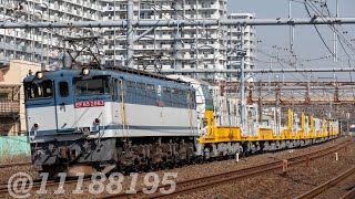 2021/2/22 9351レ  ロンキヤ甲種  EF65-2063+キヤE195系 LT-3編成