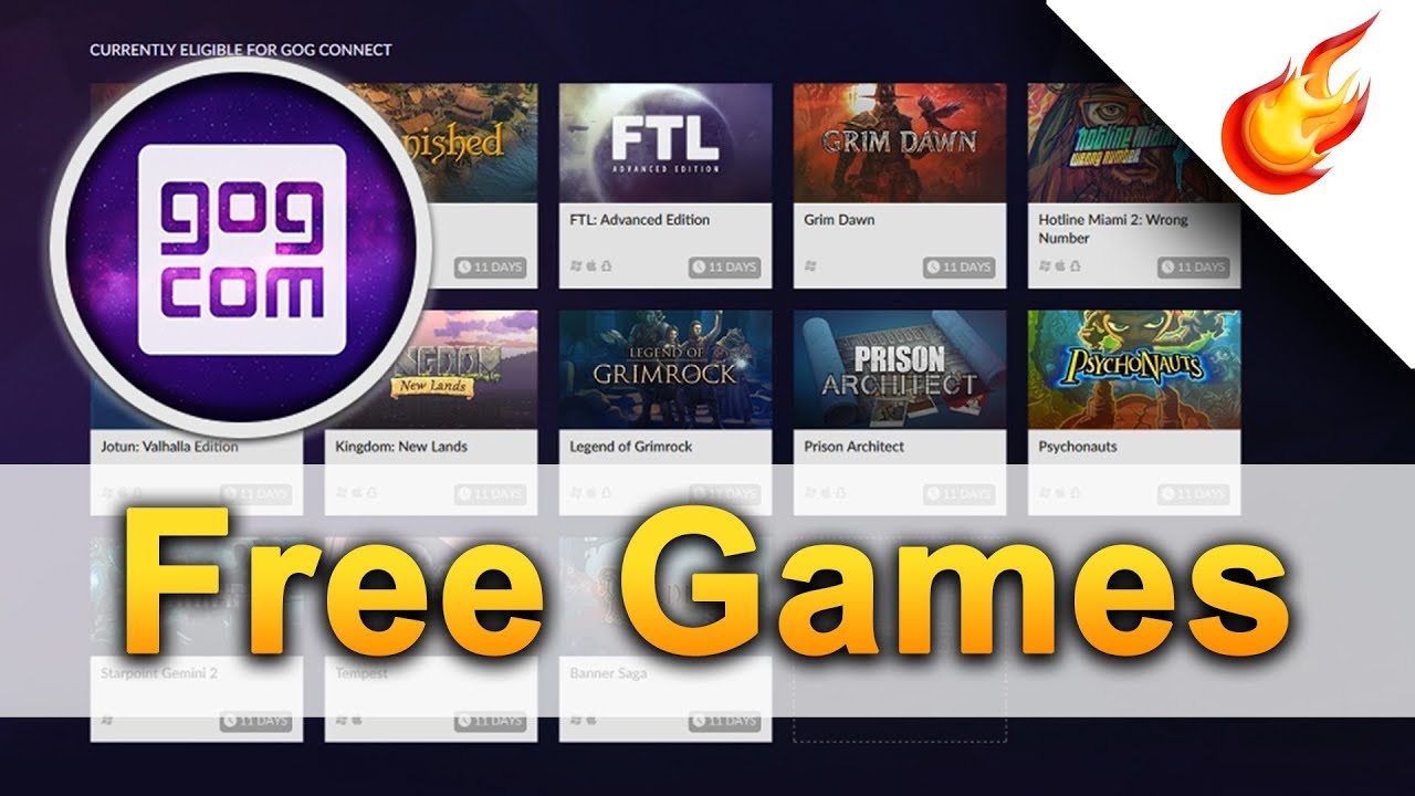 Claim Your FREE GOG CONNECT GAMES