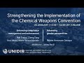 Strengthening the Implementation of the Chemical Weapons Convention 📜