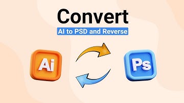 Convert AI to PSD & PSD to AI in Seconds! | 2 Super Easy Methods