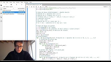 Pivot de Gauss : recherche pivot maximal : résolution de systèmes linéaires [Python pour les maths]