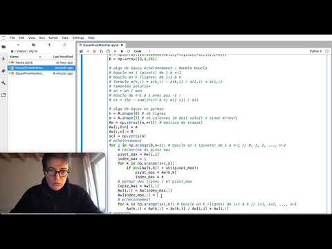 Gaussian Elimination: Partial Pivoting: Solving Linear Systems [Python for Math]