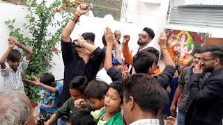 Gawani boys in band dance