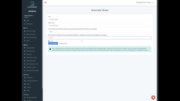 Cloud Biometry Auto-Break setup
