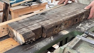 Making a Table From Railway Wood?? // Incredible Woodworking Ideas - Robert Madison