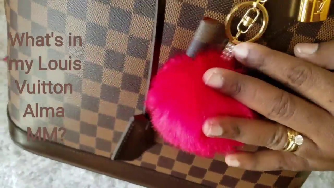 LOUIS VUITTON ALMA + MULTICOLOR WHAT'S IN MY BAG HAUL!!