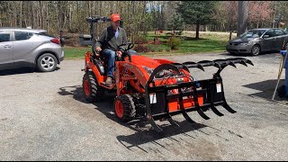 #35 It’s GRAPPLE TIME with the Kubota BX2380 + update on our Robins Nest.