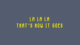 La La La That's How It Goes - HONNE (Lyrics Video)