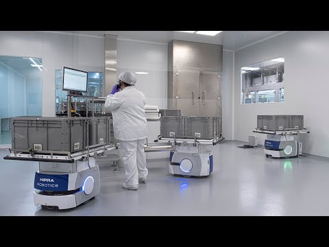 Mobile robots streamline internal logistics at HIPRA